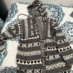 sherpa hippie like coat very heavy